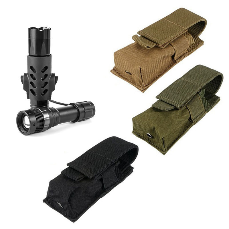 Tactical Molle Flashlight Pouc - Edc Carry Flashlight reseña y precio