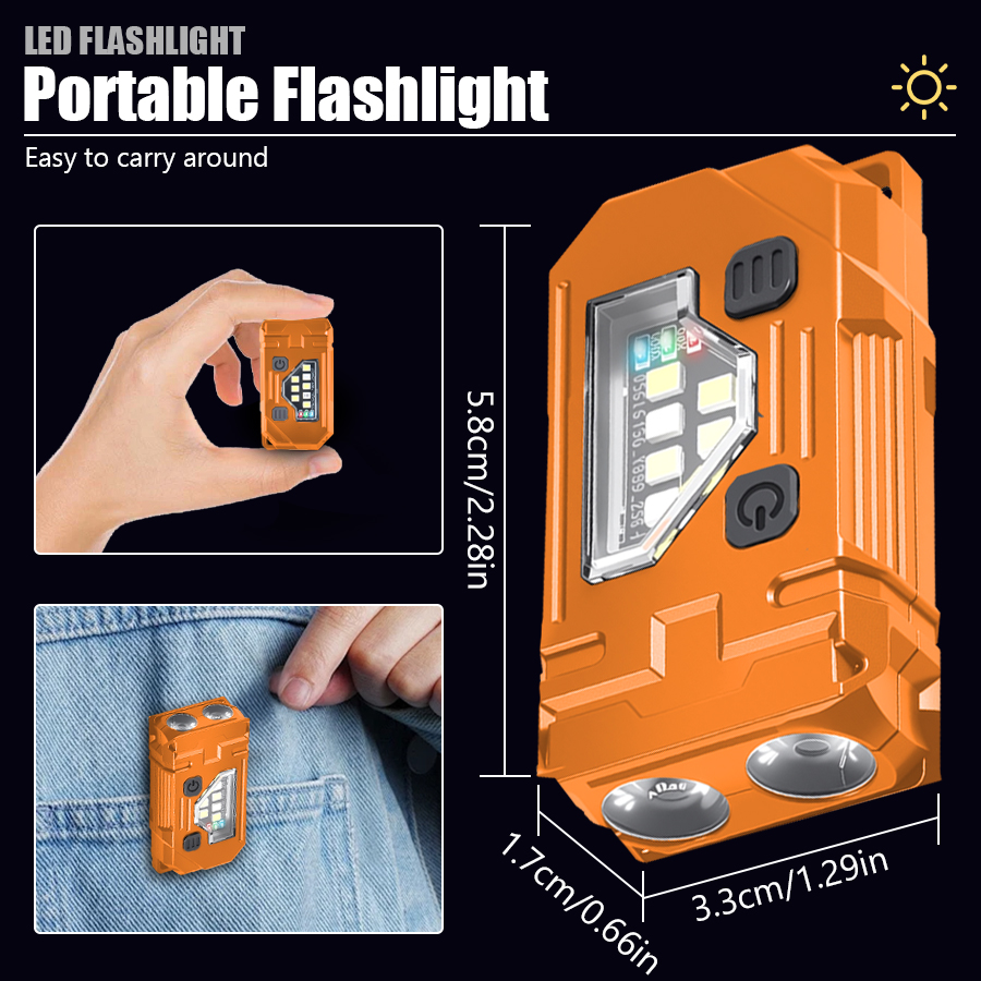Mini Keychain EDC Flashlight R - Keychain Flashlight reseña y precio