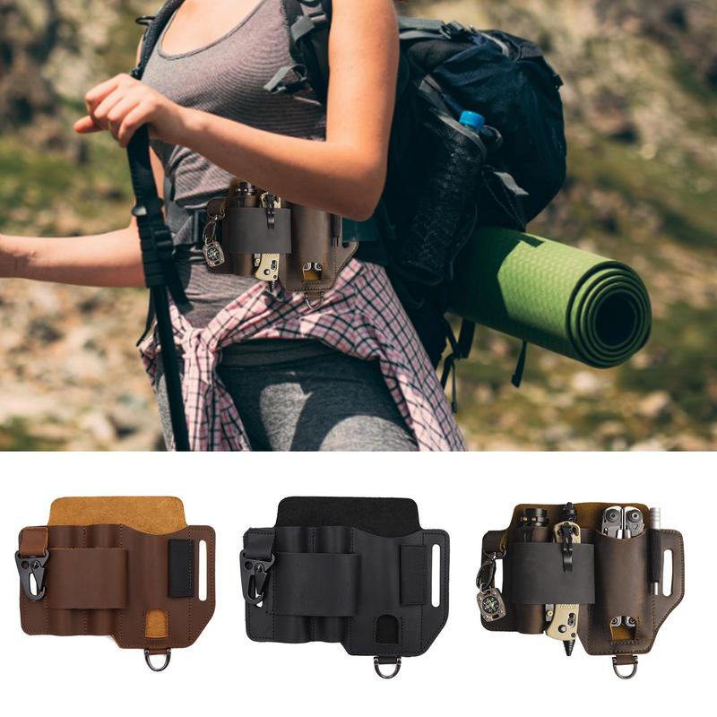 Men Leather EDCs Organizer She - Edc Carry Flashlight reseña y precio