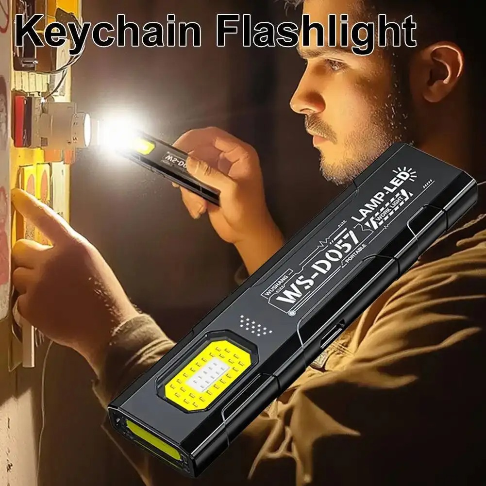 Powerful Mini COB Keychain Fla - Keychain Flashlight reseña y precio