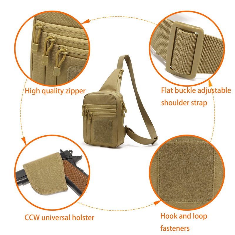 EDC 1000D Tactical Chest Bag P - Edc Carry Gun reseña y precio