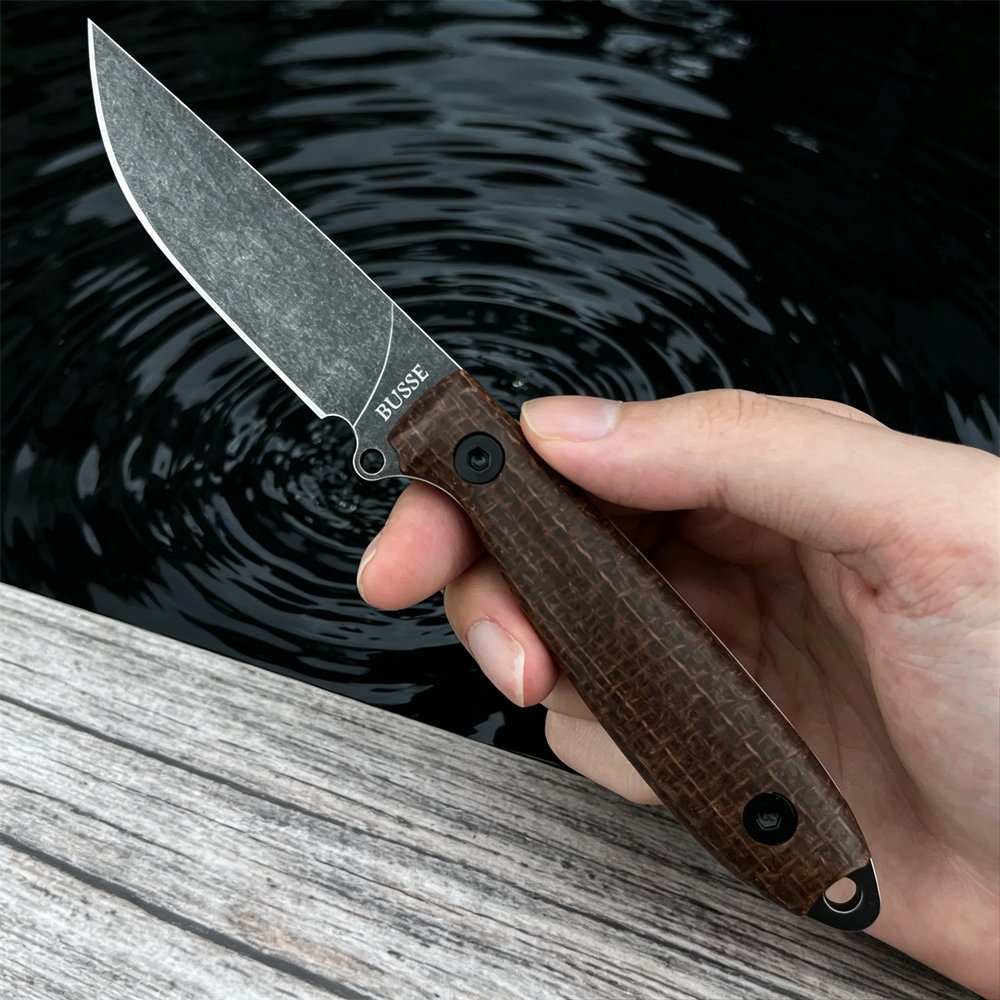 Micarta Grip Fixed Blade EDC K - Edc Carry Fixed Blade Knife reseña y precio