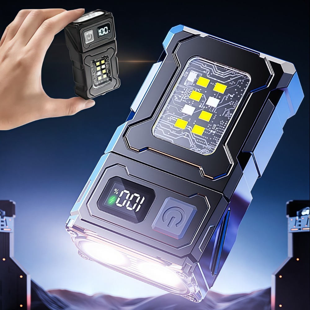 Rechargeable Mini LED Flashlig - Keychain Flashlight reseña y precio