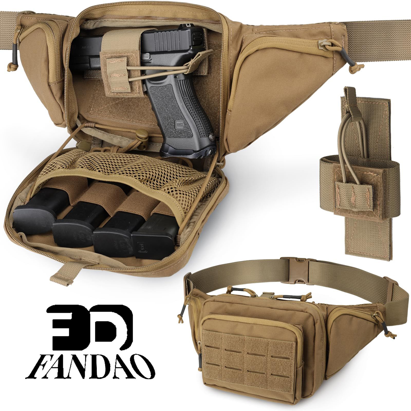 Tactical Concealed Carry Fanny - Edc Concealed Carry Holster reseña y precio
