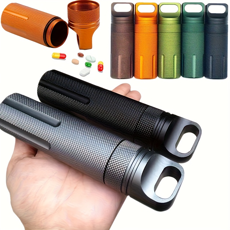 1Pack Aluminum Outdoor Dry Con - Pill Fob Capsule reseña y precio