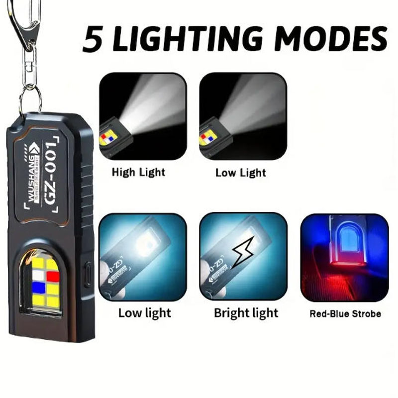 Multifunctional Keychain Flash - Keychain Flashlight reseña y precio