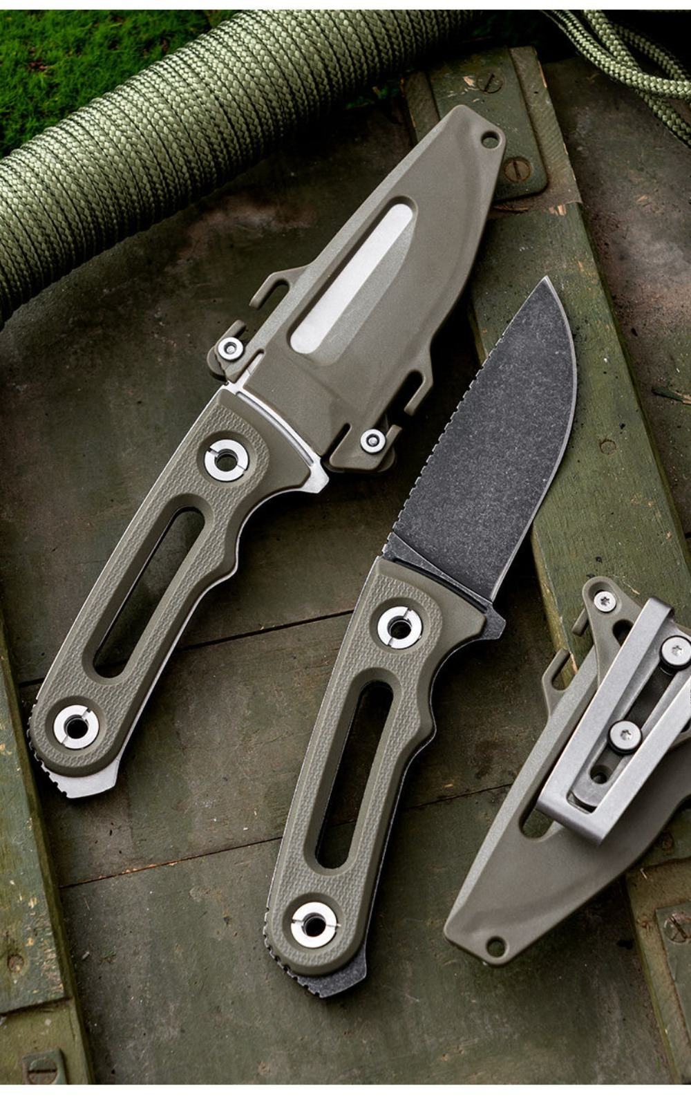 FX Portable Fixed Blade Knife  - Edc Carry Fixed Blade Knife reseña y precio