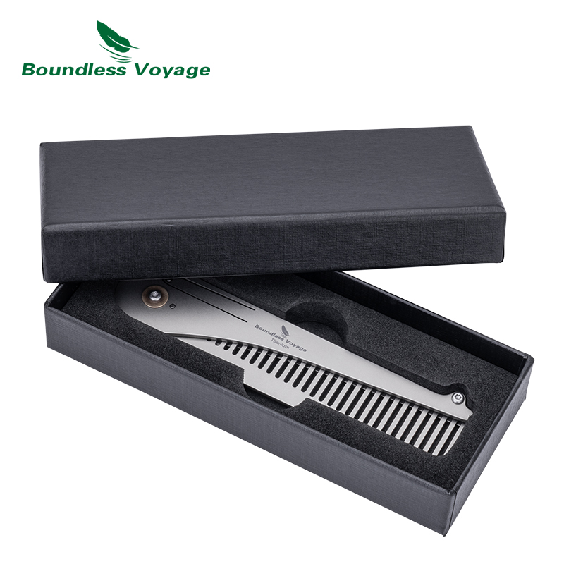 Boundless Voyage Titanium Fold - Comb Pocket Titanium reseña y precio