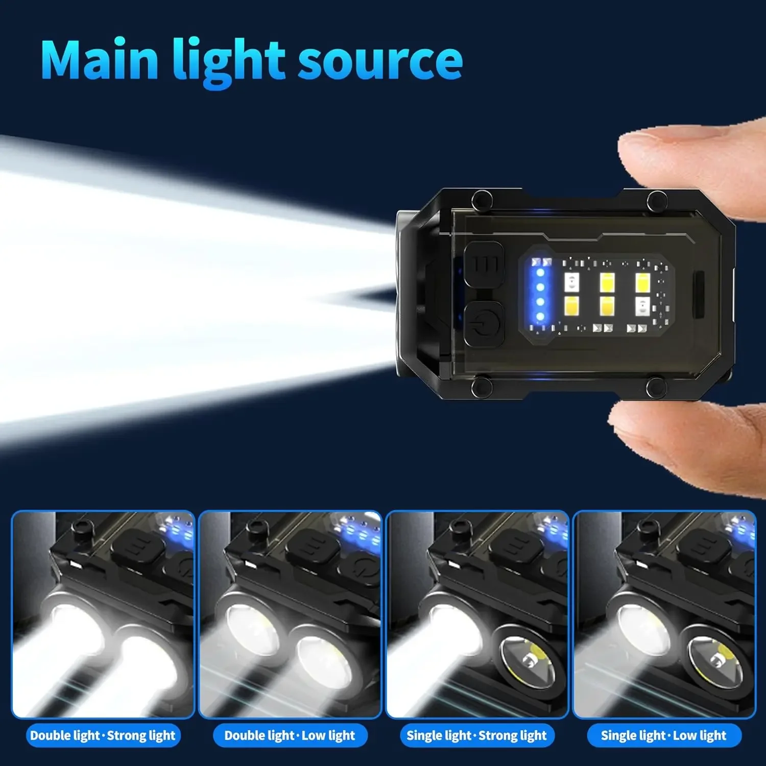 Mini COB Keychain Flashlight,C - Keychain Flashlight reseña y precio