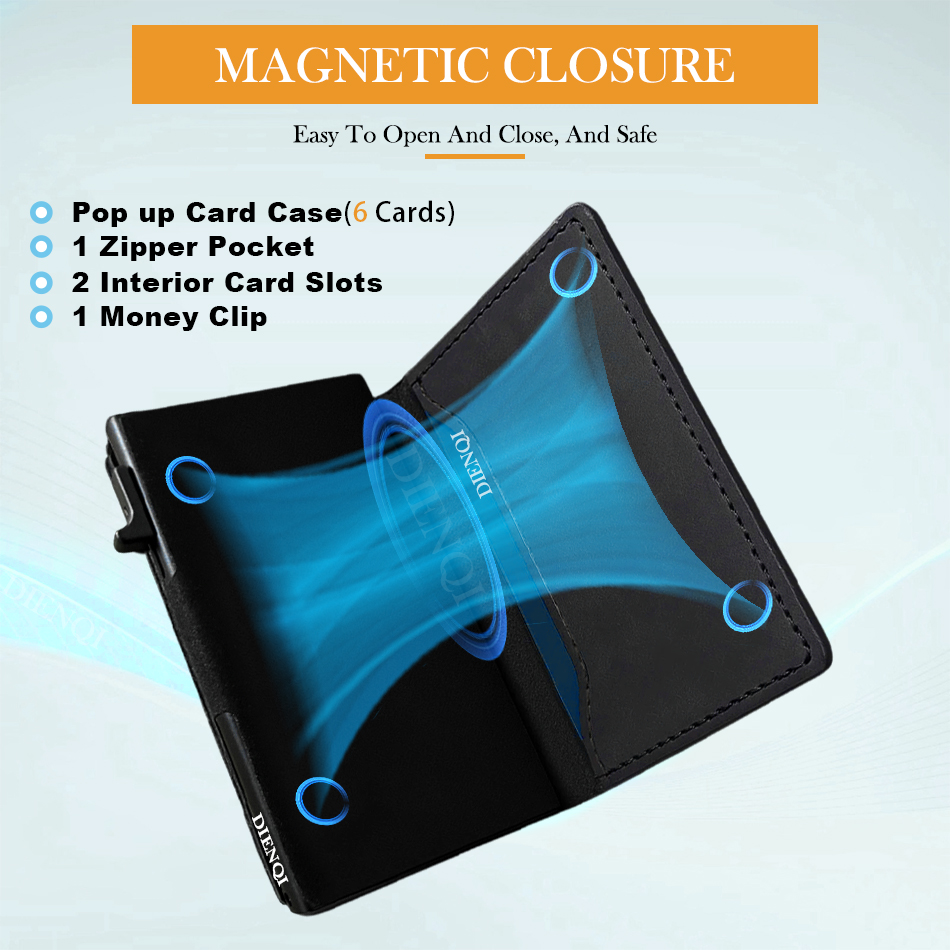 Cowhide Credit Card Holder Gen - Money Clip Magnetic reseña y precio