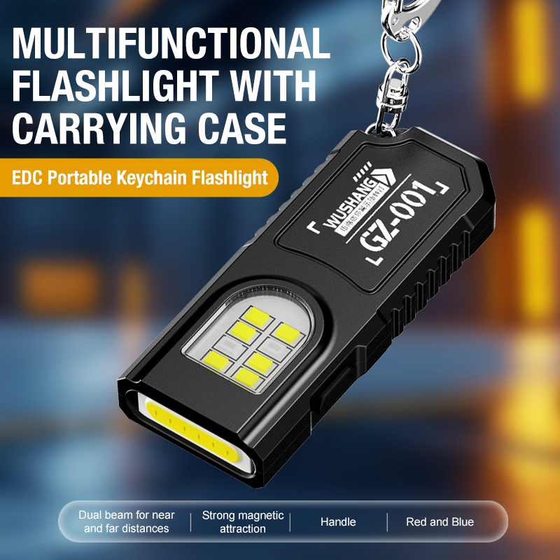 Portable Keychain LED COB Flas - Keychain Flashlight reseña y precio