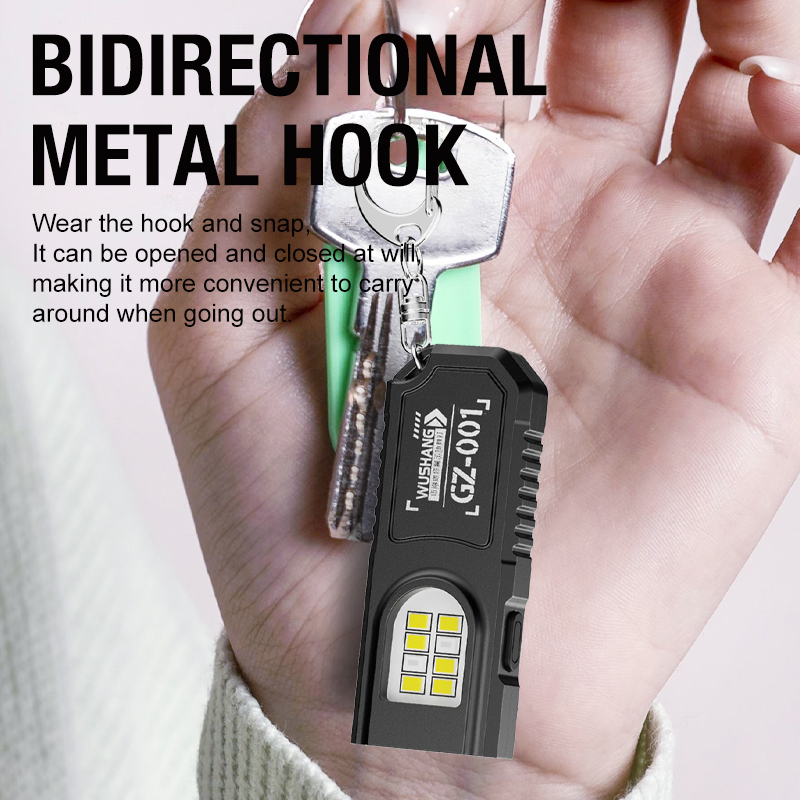 Portable Keychain LED COB Flas - Keychain Flashlight reseña y precio