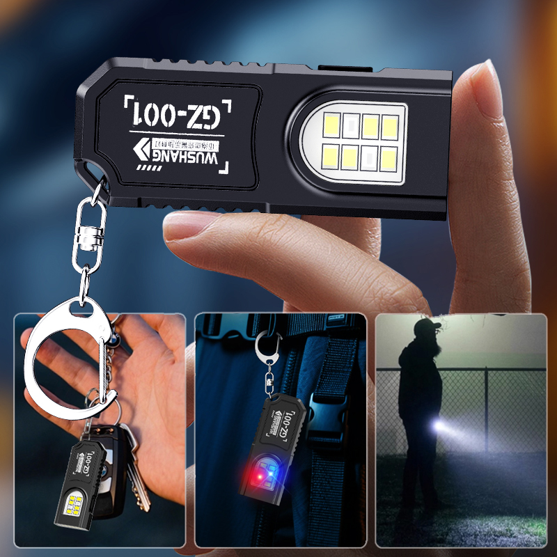 Portable Keychain LED COB Flas - Keychain Flashlight reseña y precio