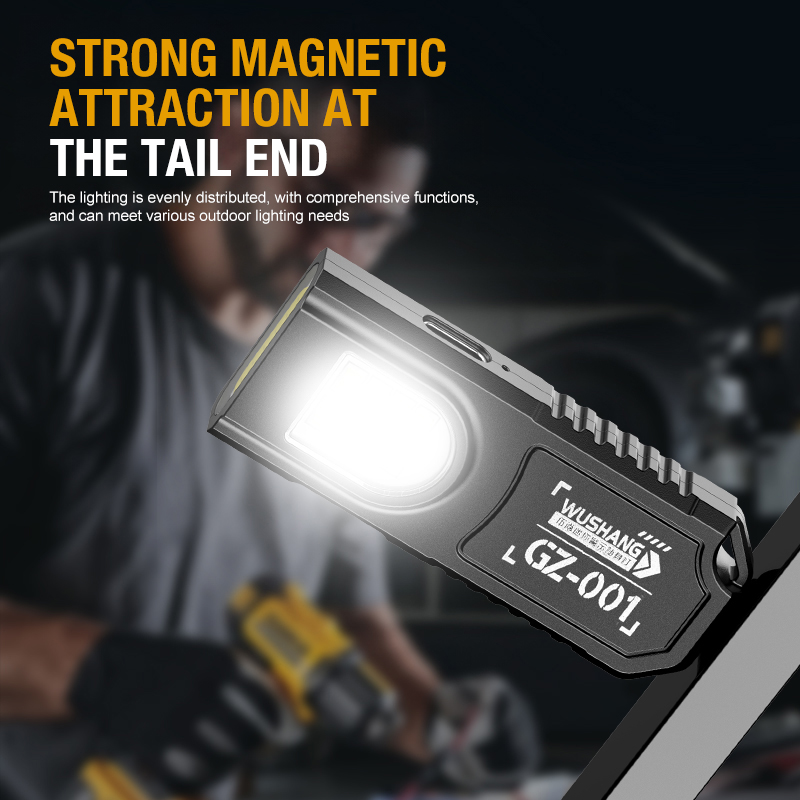 Portable Keychain LED COB Flas - Keychain Flashlight reseña y precio