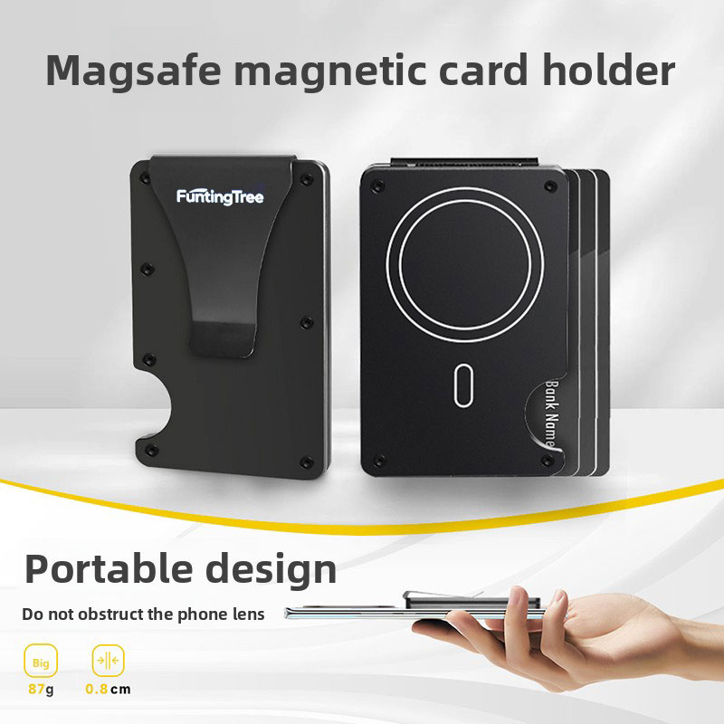 Compatible with MagSafe Wallet - Money Clip Magnetic reseña y precio