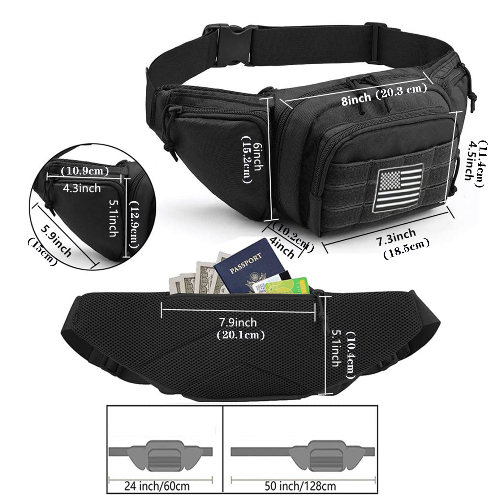 Tactical Fanny Pack Gun Holste - Edc Carry Gun reseña y precio