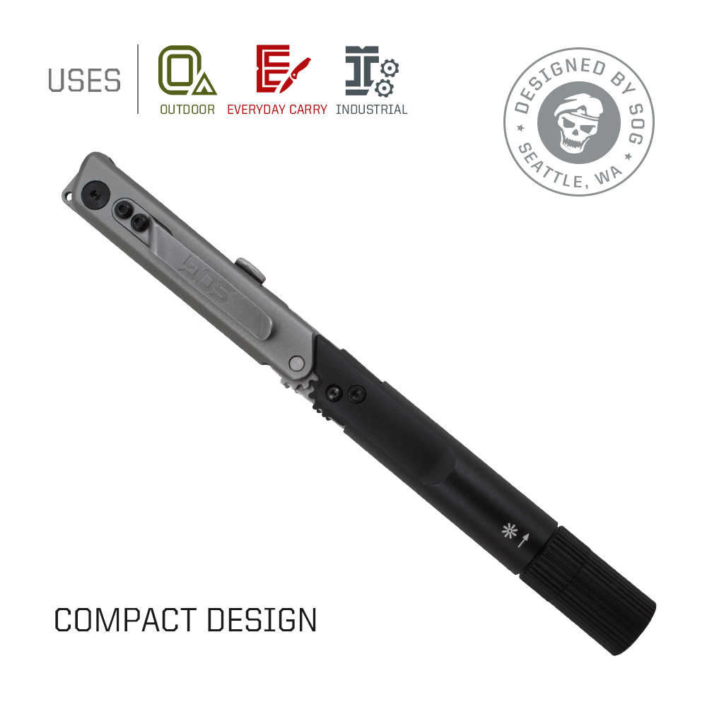 SOG BATON Q2 4 in 1 Multi-Tool - Edc Carry Flashlight reseña y precio