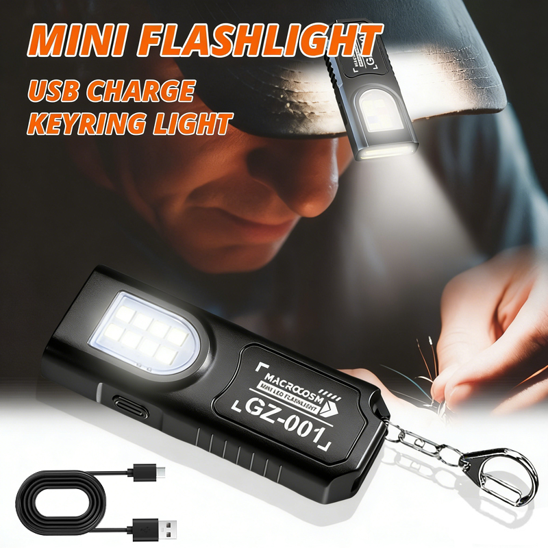 LED Keychain Flashlight Type C - Keychain Flashlight reseña y precio