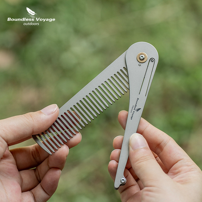 Pure Titanium Anti-Static Fold - Comb Pocket Titanium reseña y precio
