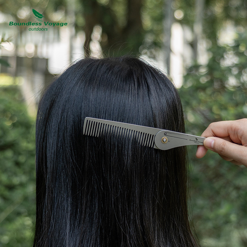Pure Titanium Anti-Static Fold - Comb Pocket Titanium reseña y precio