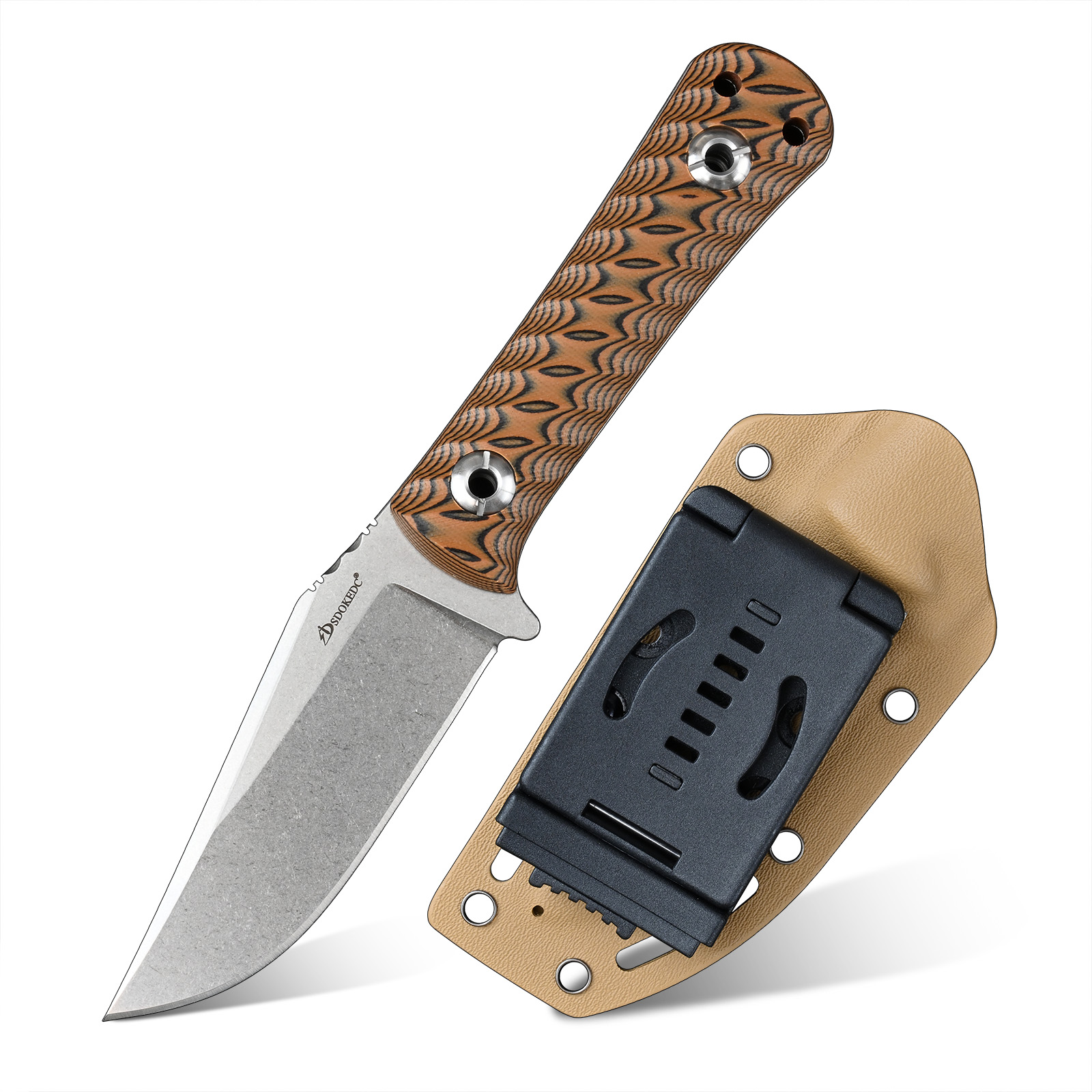 SDOKEDC Portable EDC Carry Cut - Edc Carry Fixed Blade Knife reseña y precio