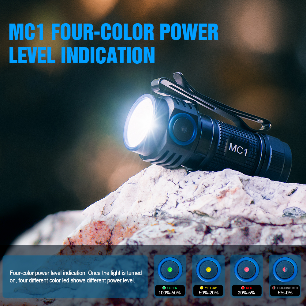 Trustfire MC1 Usb Rechargeable - Edc Carry Flashlight reseña y precio
